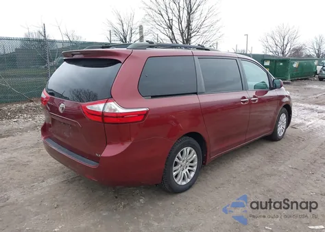 2016 Toyota Sienna Xle 8 Passenger from USA, damaged, VIN 5TDYK3DC2GS704033